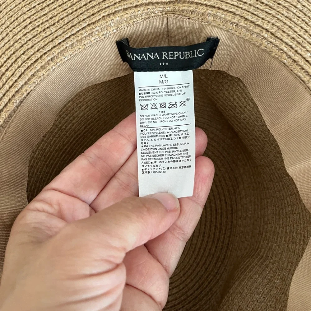 Banana Republic Fedora Beach Hat Sun Hat NWOT‎